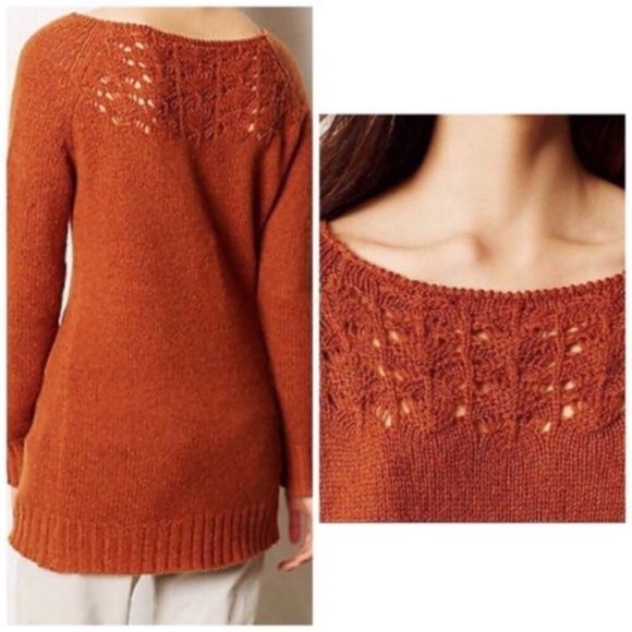 Anthropologie Moth Dashed Pointelle Sweater - Picture 2 of 7